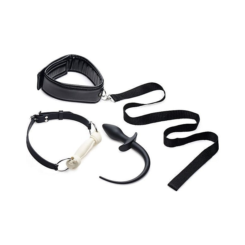 Premium Tailz Puppy Play Set By Xr Brands - Bondage Kits