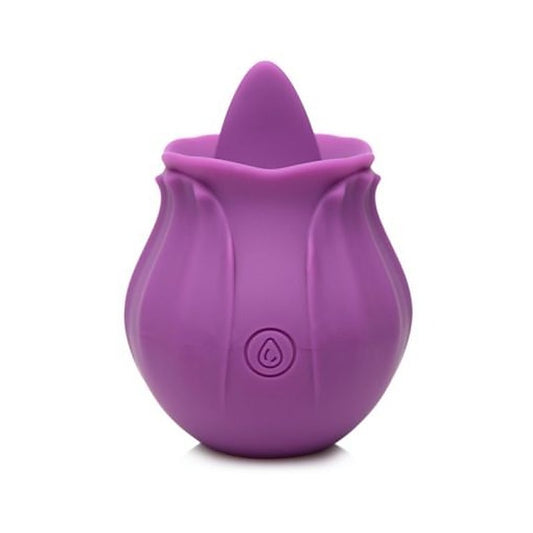 Bloomgasm Wild Violet 10X Licking Clitoral Vibrator - Clit Ticklers and Pulsators