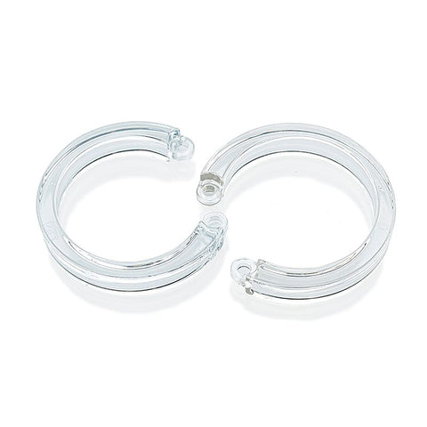 Cb-X Men'S Cock Cage U-Ring 2 Piece By A L Enterprises - Male Chastity