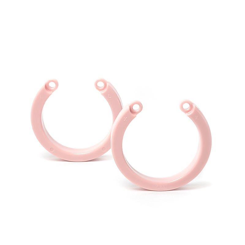 Cb-X Men'S Cock Cage U-Ring 2 Piece By A L Enterprises - Male Chastity