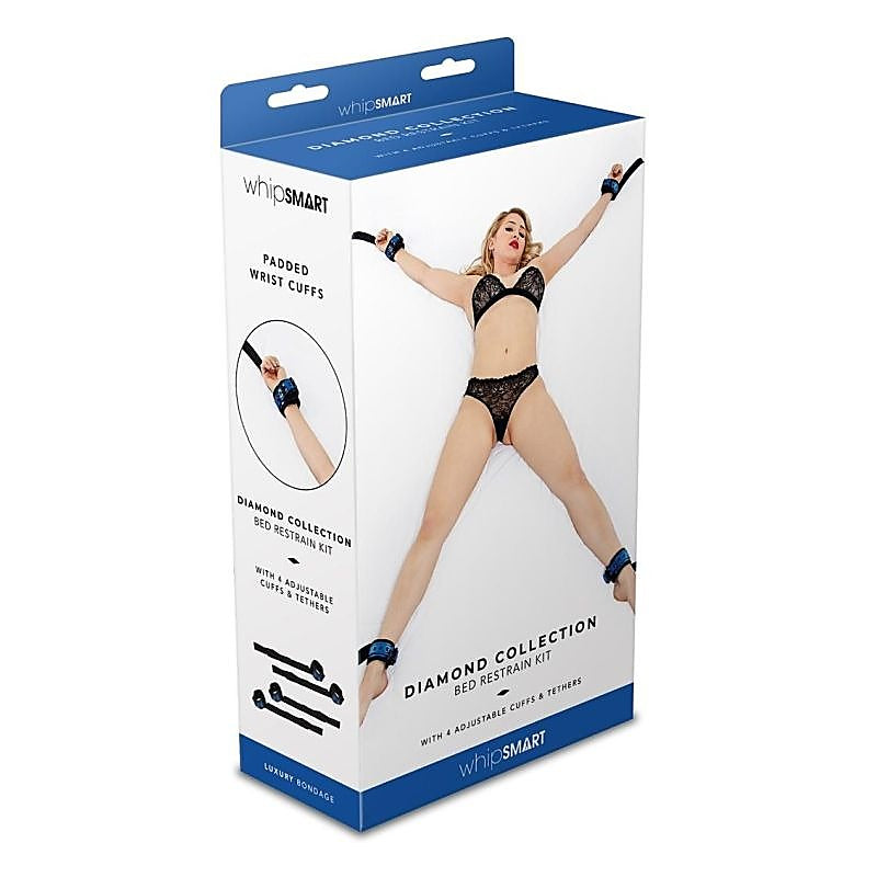 Whip Smart Diamond BDSM Play Bed Restraints - Cuffs And Restraints
