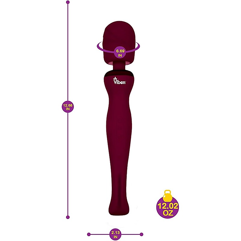 Sultry Rechargeable Body Wand Massager By Viben - Body Wands
