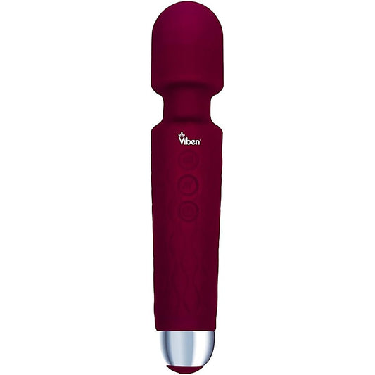 Viben Tempest Rechargeable Body Wand Massager Ruby