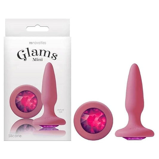 Glams Mini Butt Plug With Sparkling Gem By Ns Novelties - Butt Plugs