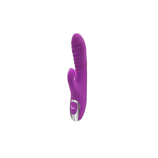 Viben Frenzy Suction 12 Function Rabbit Vibrator Berry - Rabbit Vibrators