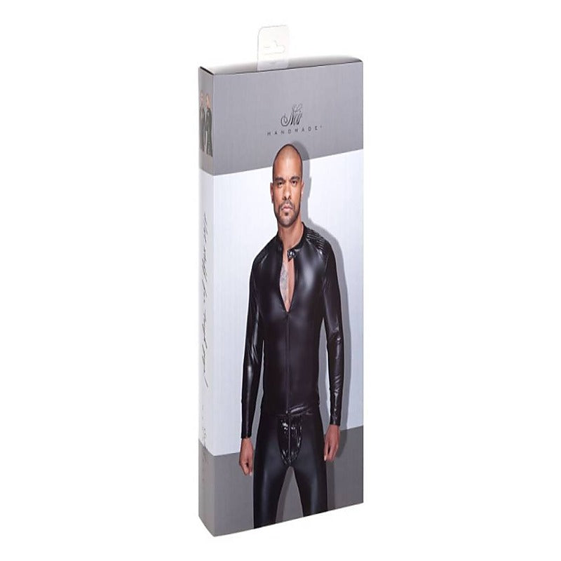 Power Wetlook Men'S Jacket By Noir Handmade - His Fetish