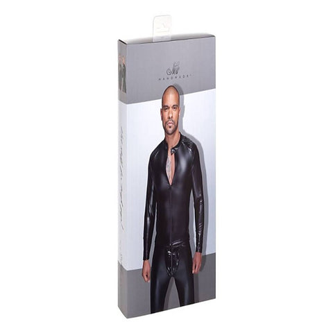 Power Wetlook Men'S Jacket By Noir Handmade - His Fetish