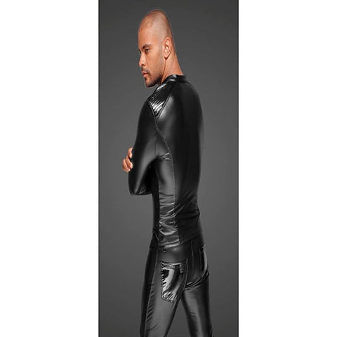 Power Wetlook Men'S Jacket By Noir Handmade - His Fetish