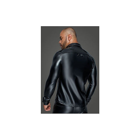 Powerwetlook Pvc Long Sleeved Men'S Shirt By Noir Handmade - His Fetish
