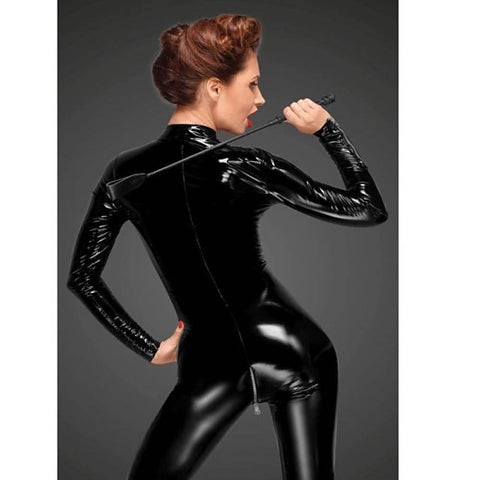 Pvc Overall With 3 Way Zipper Women Fetish Dress - Her Fetish