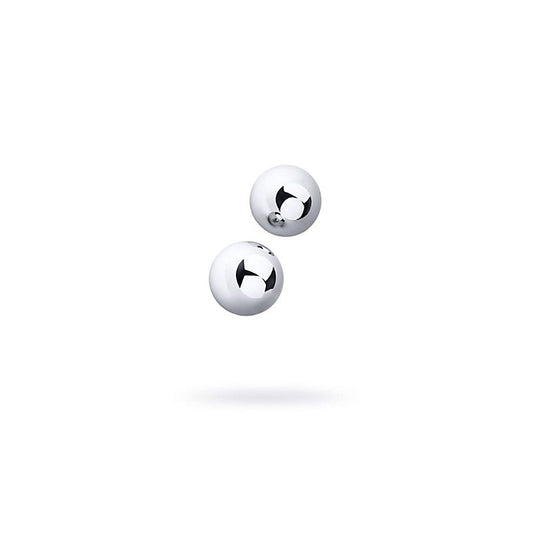 Metal Silver Vaginal Balls 2 Piece By Toyfa - Love Eggs and Kegel Exercisers
