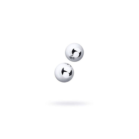 Metal Silver Vaginal Balls 2 Piece By Toyfa - Love Eggs and Kegel Exercisers