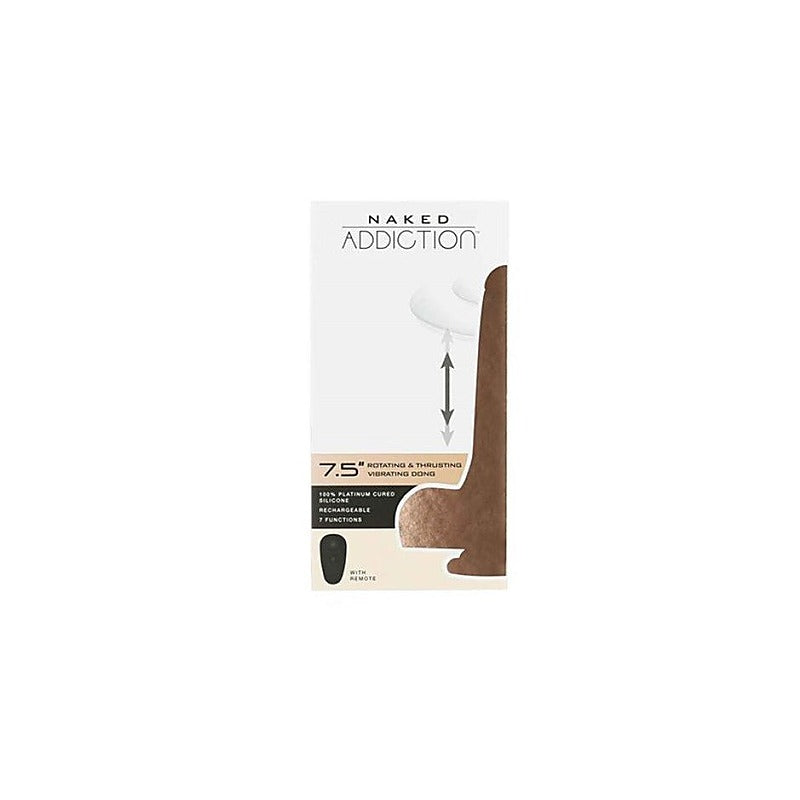 Addiction The Freak Vibrating Rotating Dong by BMS Factory - Vibrating Dildos