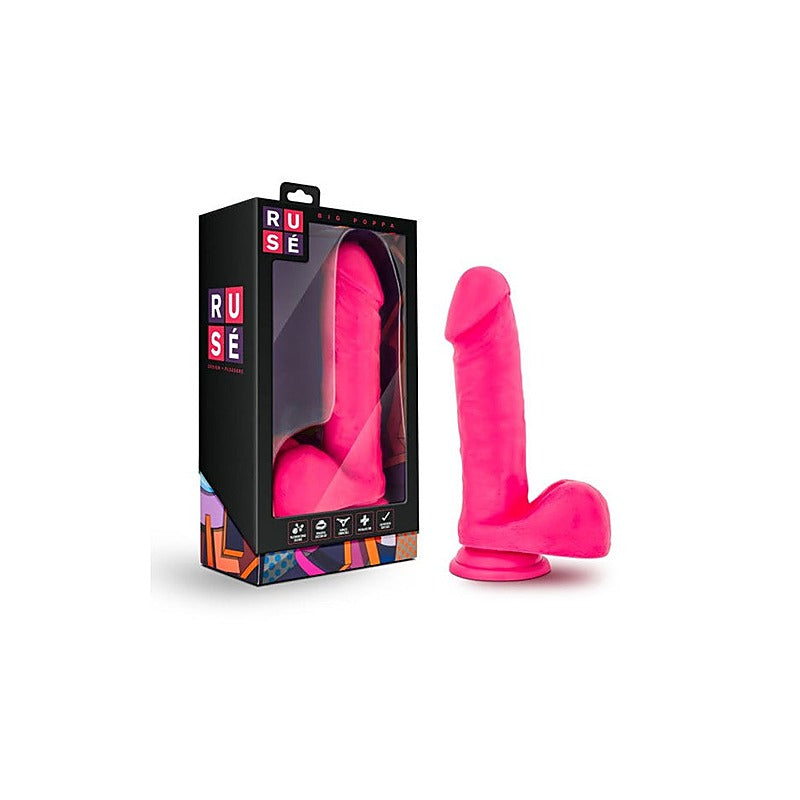 Ruse Big Poppa Realistic Silicone Dildo By Blush Novelties - Realistic Dildos