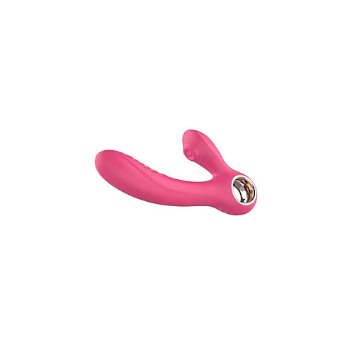 Shibari Beso Warming Rechargeable G Spot & Clitoral Vibrator Pink - G-Spot Vibrators