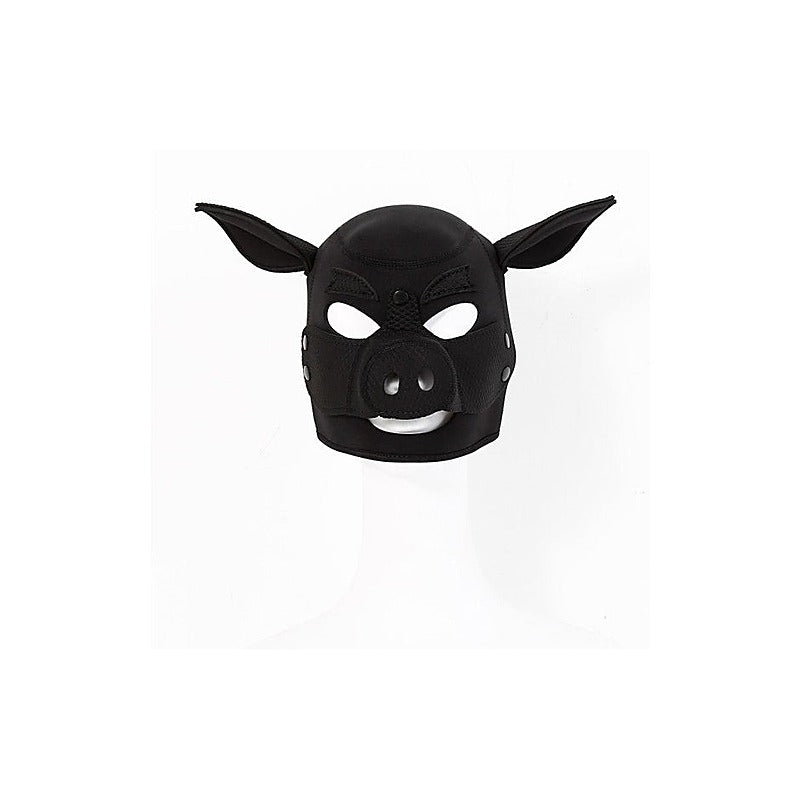 Daytona Bdsm Play Neoprene Pig Mask By Doc Johnson - Bondage Hoods
