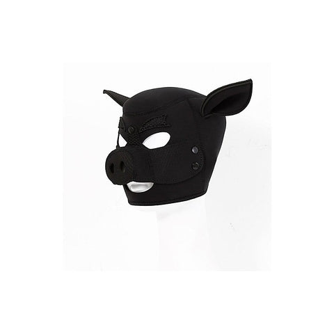 Daytona Bdsm Play Neoprene Pig Mask By Doc Johnson - Bondage Hoods