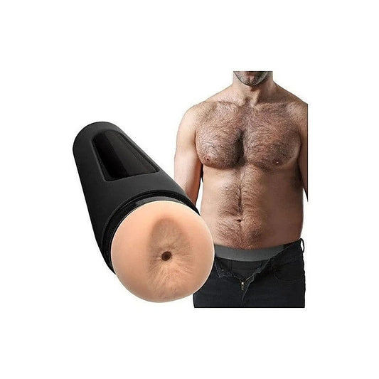 Man Squeeze Bear UltraSkyn Mens Pleasure Stroker Ass Vanilla