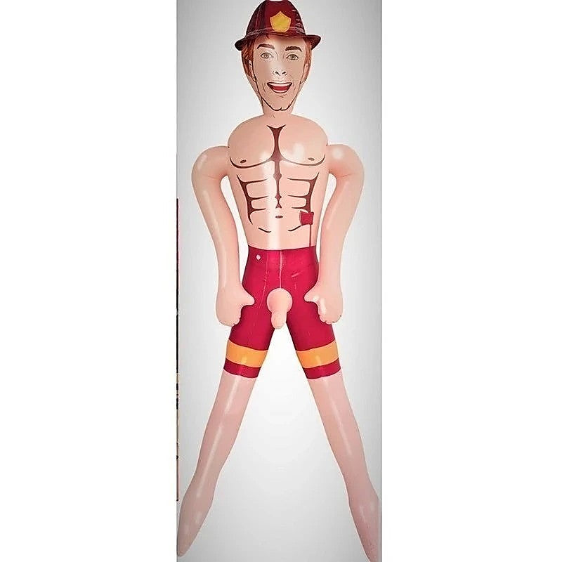 Fireman Inflatable Blowup Love Doll By Hott Products - Love Dolls