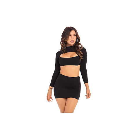 Stop And Stare 2 Piece Women Skirt Set By Pink Lipstick - Skirts And Club Wear