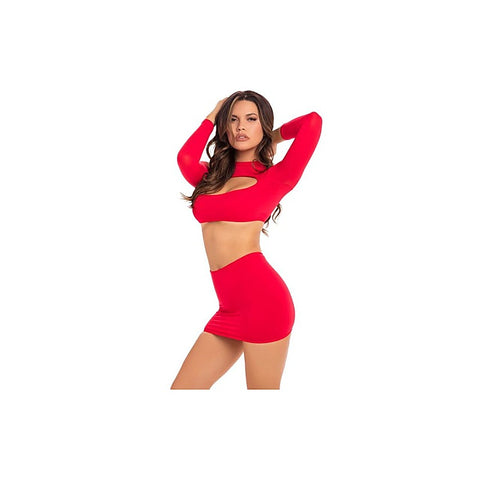 Stop And Stare 2 Piece Skirt Set By Pink Lipstick - Skirts And Club Wear