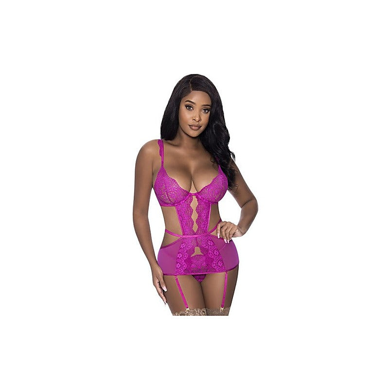 Exposed Lingerie Cutout Dress And Sexy G-String Set - G-Strings, Panties and Shorts