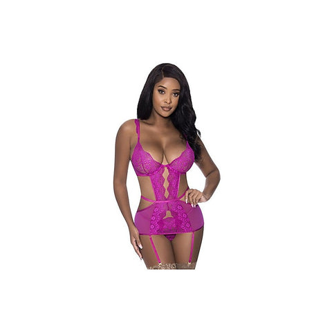 Exposed Lingerie Cutout Dress And Sexy G-String Set - G-Strings, Panties and Shorts