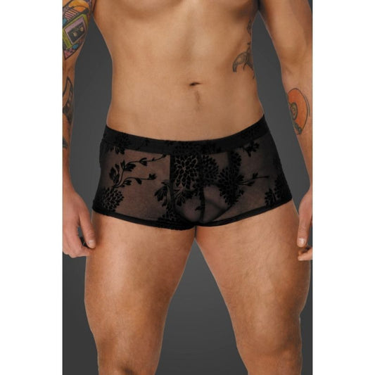 Flock Embroidery Shorts by Noir Handmade - His Fetish