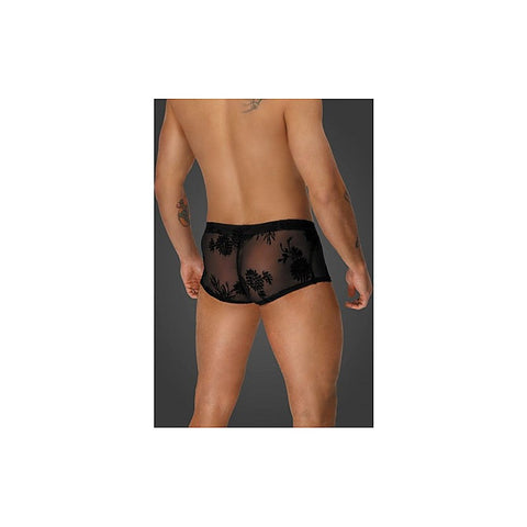 Flock Embroidery Short-Shorts By Noir Handmade - His Fetish