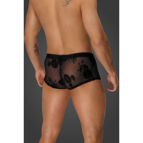 Flock Embroidery Shorts by Noir Handmade - His Fetish