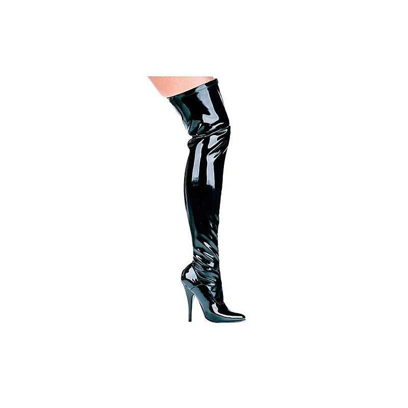 Premium Thigh High Stretch Boot By Ellie Shoes - Womens Footwear