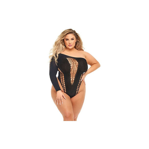 Premium Dollar Sign Bodysuit By Pink Lipstick - Teddies and Bodysuits