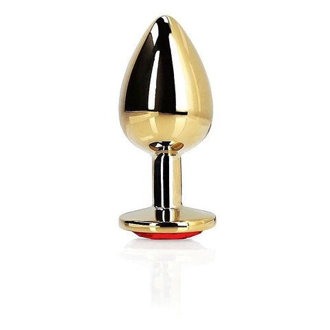 Ouch! Heart Gem Butt Plug - Medium By Shots Toys - Butt Plugs