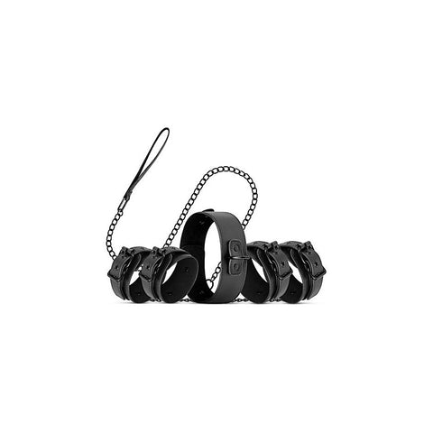 Bedroom Fantasies Total Bdsm Restraint Complete Set - Cuffs And Restraints