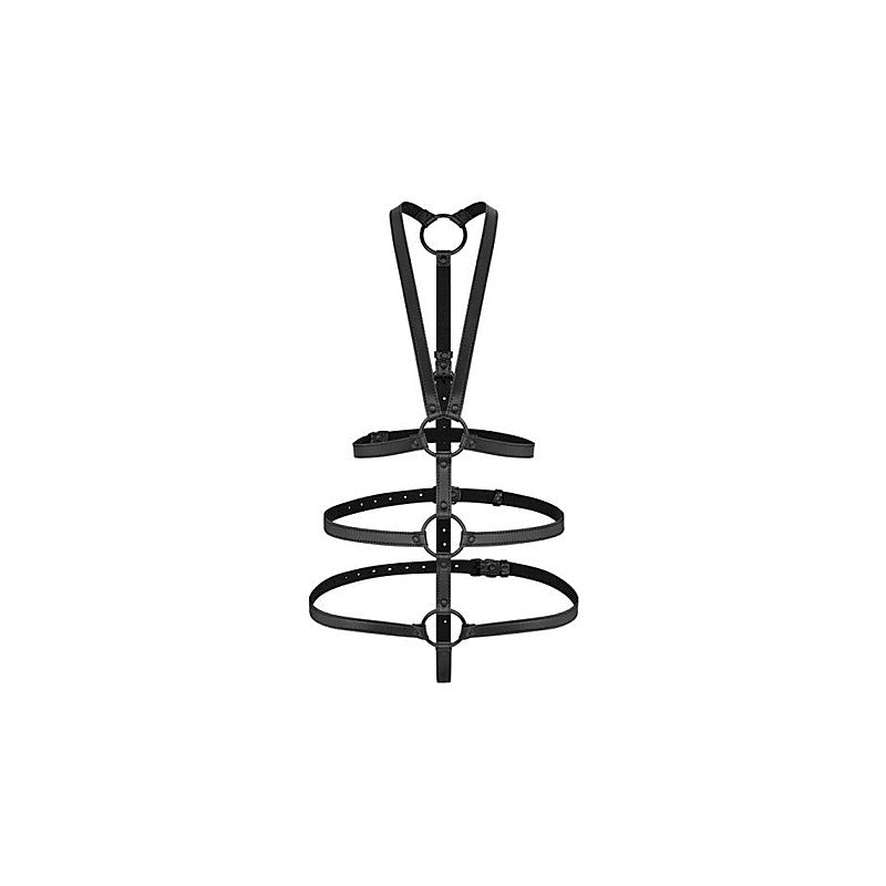 Vera Bondage Play Harness by Easytoys - Cuffs And Restraints
