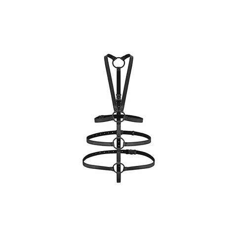 Vera Bondage Play Harness by Easytoys - Cuffs And Restraints
