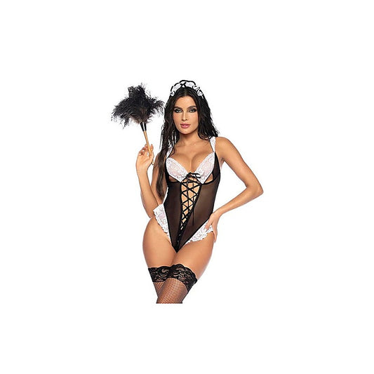 Sexy French Maid Womens Costume By Mapale - Fancy Dress Ups
