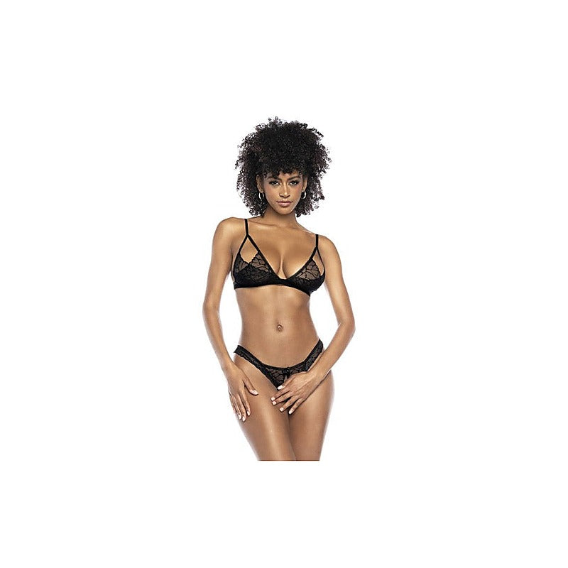 Flower Lace 2 Piece Bra And Panty Set By Mapale - Bras and Bra Sets