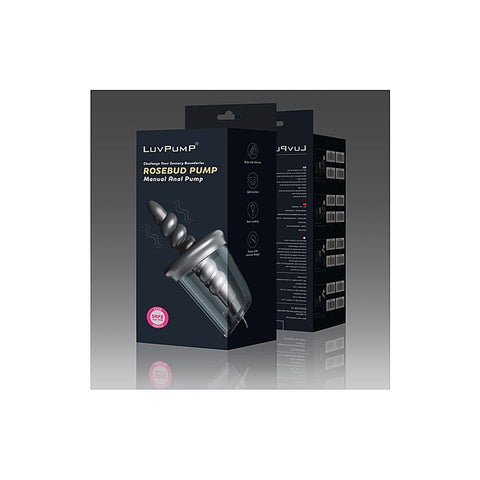 LuvPump Automatic RoseBud Anal Pump by Shots Toys - Penis Pumps And Stretchers
