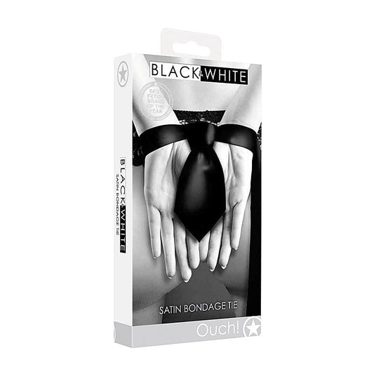 OUCH! BW Satin Bondage Tie - Cuffs and Restraints