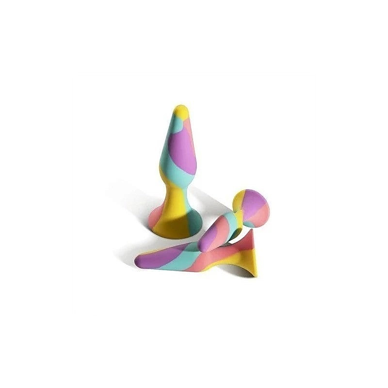 Triplugs Silicone Anal Training Kit By Arosum - Butt Plugs