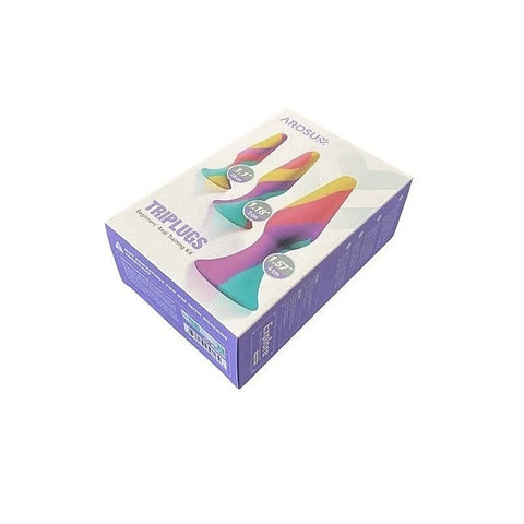Triplugs Silicone Anal Training Kit By Arosum - Butt Plugs