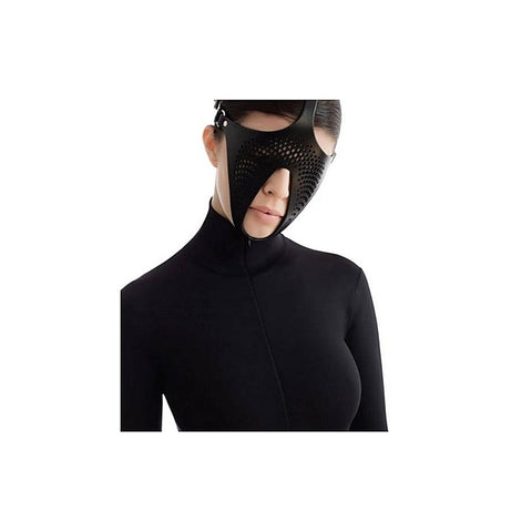 Daytona Ex Machina Genuine Leather Mask By Doc Johnson - Masks And Blindfolds