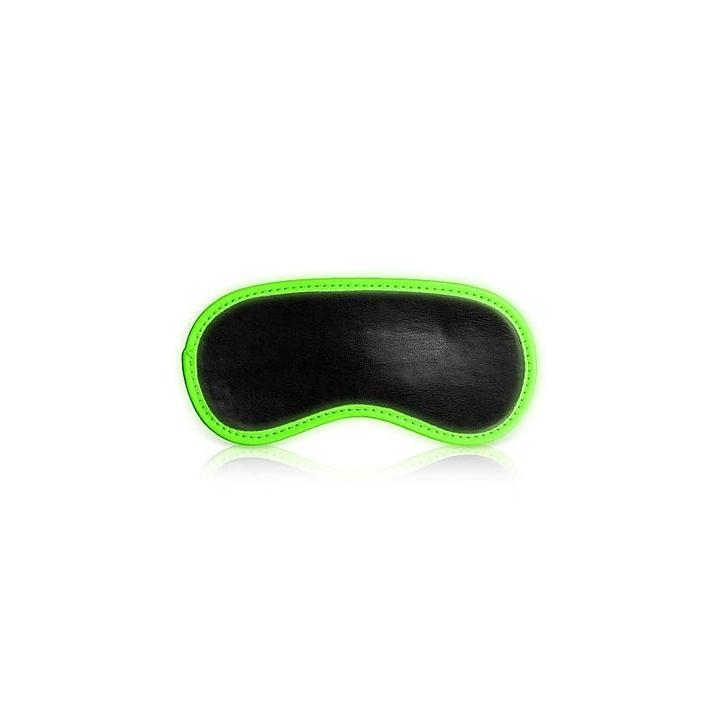 OUCH! Glow in Dark Eye Mask by Shots Toys - Masks And Blindfolds