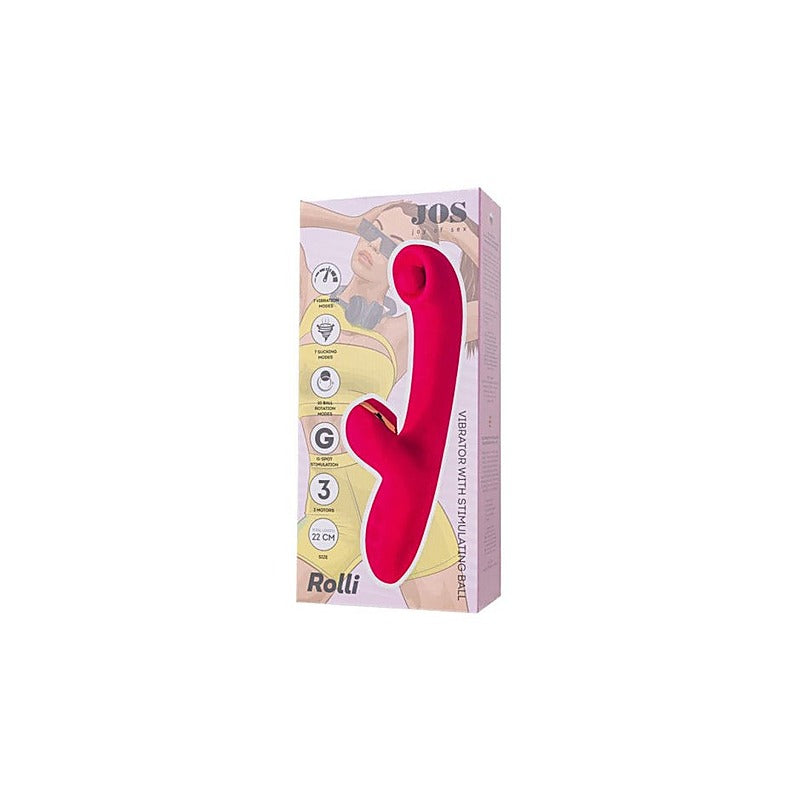 Jos Rolli Stimulating Ball Rabbit Vibrator By Toyfa - Rabbit Vibrators