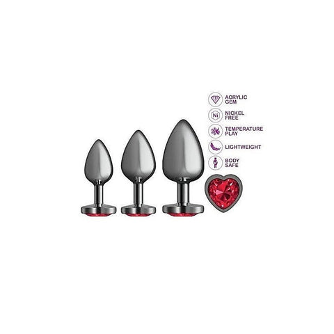 Cheeky Charms Round Metal Butt Plug By Viben - Butt Plugs