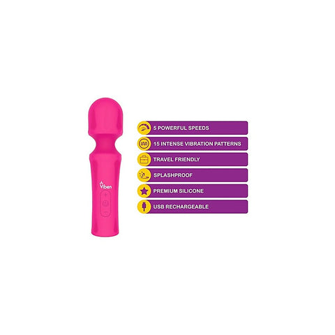 Mighty Muse Vibrating Body Wand Massager By Viben - Body Wands