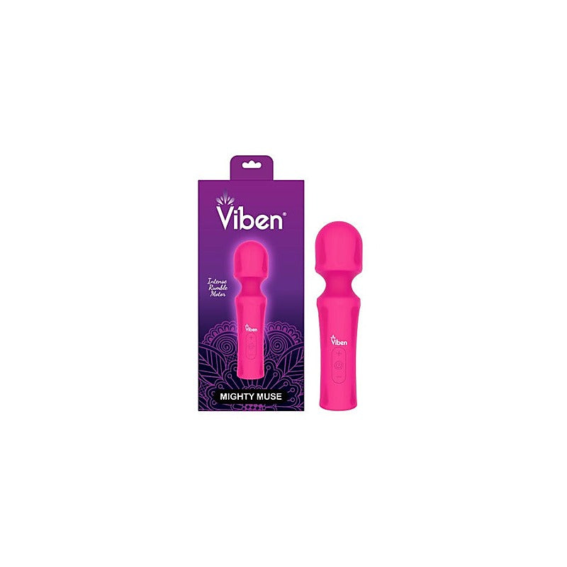 Mighty Muse Vibrating Body Wand Massager By Viben - Body Wands