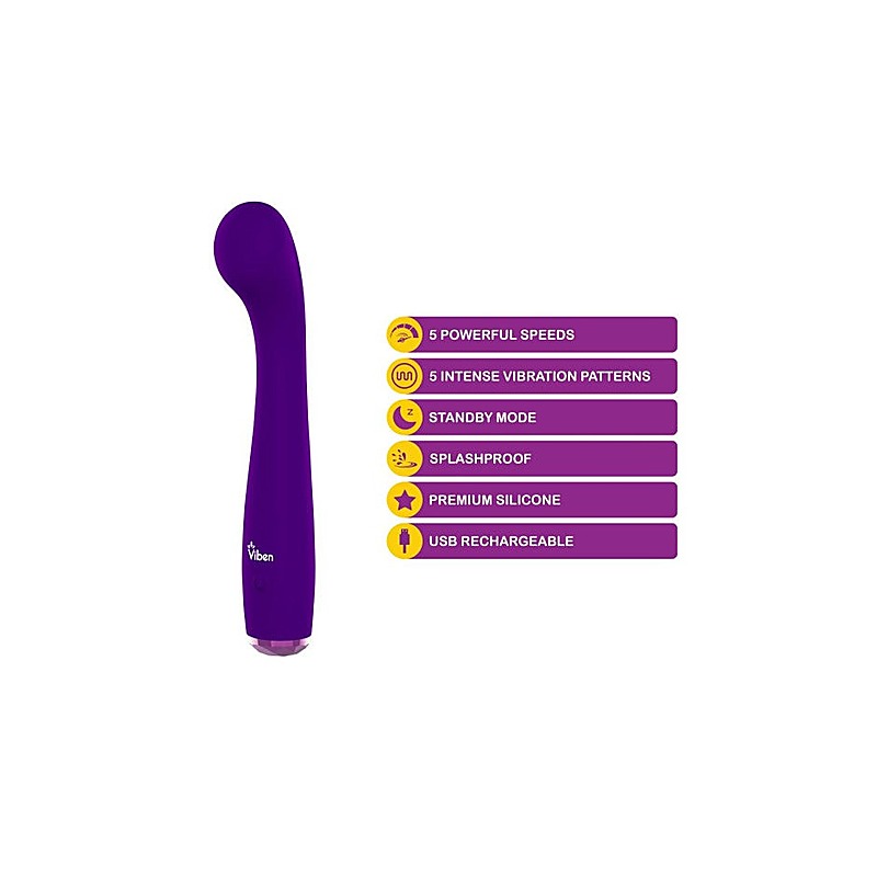 Viben Devotion 10 Functions Rechargeable G-Spot Vibrator - G-Spot Vibrators