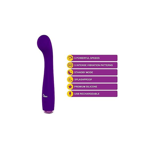Viben Devotion 10 Functions Rechargeable G-Spot Vibrator - G-Spot Vibrators